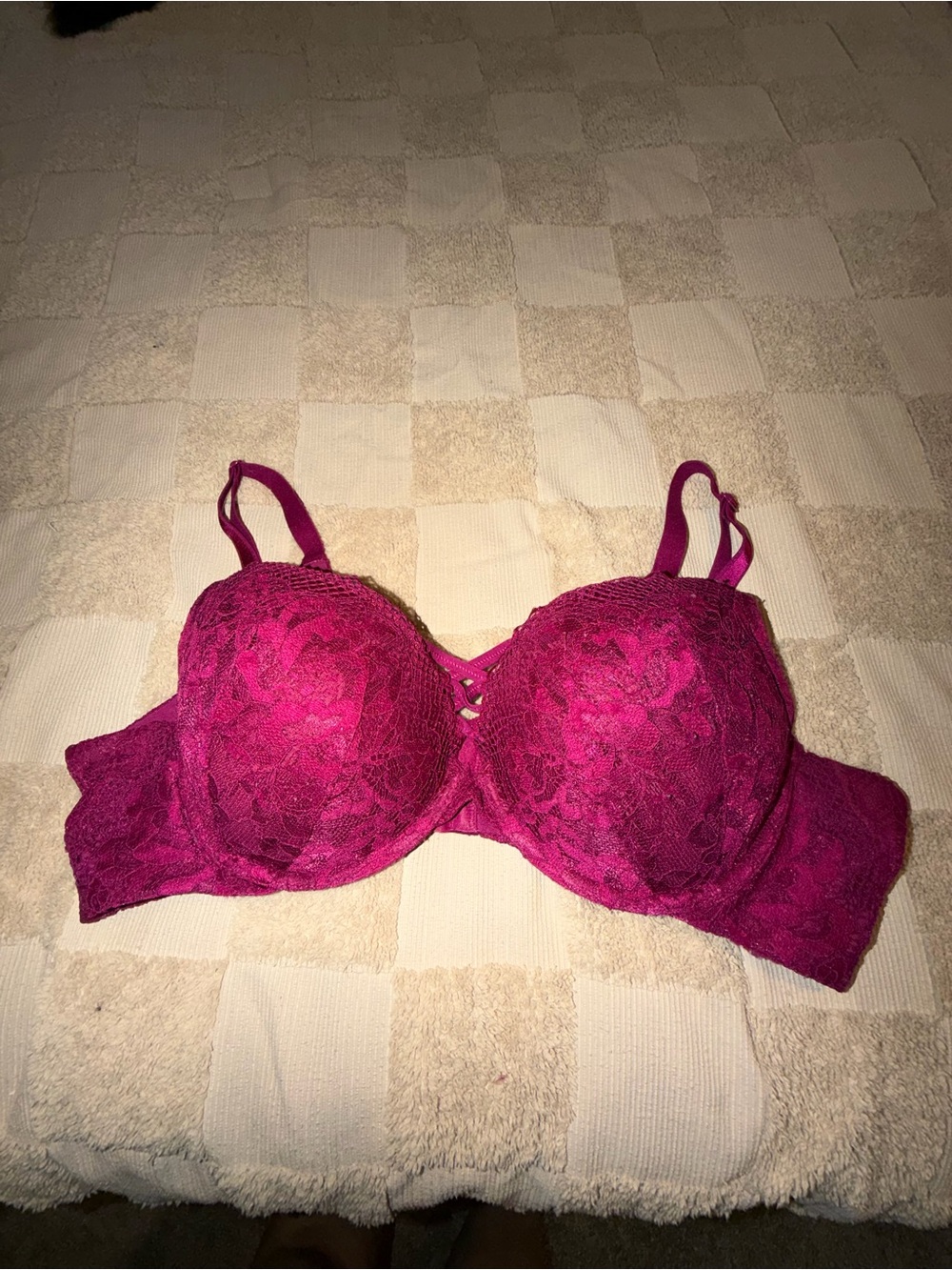 torrid Lace Push-Up Bra - Magenta
